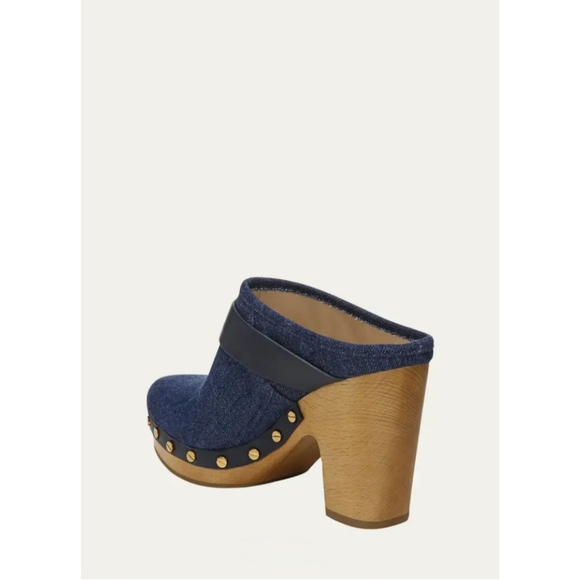 NWOB Veronica Beard Dacey Denim Clog Mules. Sizes 7, 7.5 - Picture 4 of 12